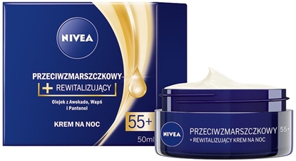 Picture of Nivea Przeciwzmarszczkowy krem rewitalizujcy 55+ na noc 50ml