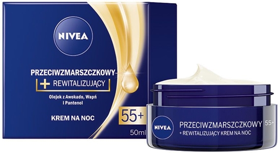 Picture of Nivea Przeciwzmarszczkowy krem rewitalizujcy 55+ na noc 50ml