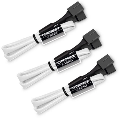 Изображение Noctua Zestaw kabli, 0.3m, Biay (NA-SEC1.white)