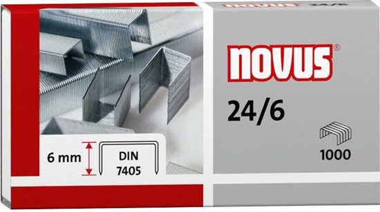 Picture of Novus Zszywki 24/6, 1000 szt. (040-0158)