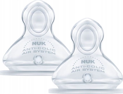Attēls no NUK Nuk First Choice + smoczek silikonowy na butelk 6-18m 2 szt. Nuk