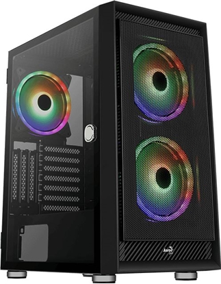Attēls no Aerocool Geh Midi Graphite black v3 MicroATX/ATX/MiniITX o.N