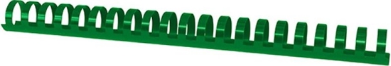 Picture of Office Products Grzbiety do bindowania OFFICE PRODUCTS, A4, 25mm (240 kartek), 50 szt., zielone