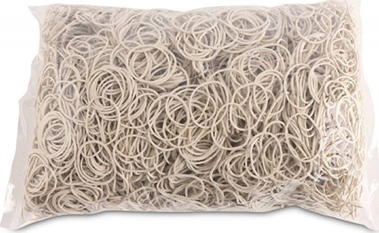 Picture of Office Products Gumki Recepturki Office Products, rednica 30Mm, 1,5X1,5Mm, 60% Kauczuku, 1000G, Zgrzewka, Biae