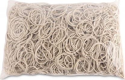 Изображение Office Products Gumki Recepturki Office Products, rednica 40Mm, 1,5X1,5Mm, 60% Kauczuku, 1000G, Zgrzewka, Biae