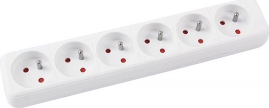 Picture of Office Products Przeduacz OFFICE PRODUCTS,6 gniazd, 5m, z uziemieniem, biay