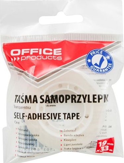 Picture of Office Products Tama biurowa 19mm, 33m, zawieszka, transparentna