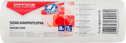 Picture of Office Products Taśma biurowa, 19 mm x 33 m, 8 szt., matowa
