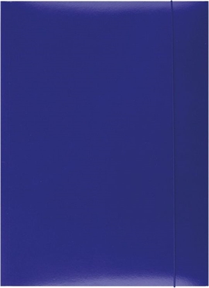 Picture of Office Products Teczka z gumk karton, A4, 300gsm, 3-skrz., niebieska