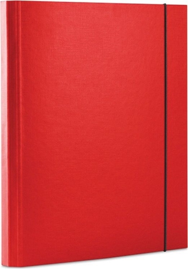 Picture of Office Products Teczka z gumk OFFICE PRODUCTS, PP, A4/30, 3-skrz., czerwona
