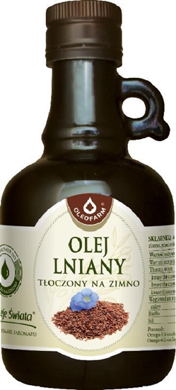 Picture of Oleofarm Olej lniany toczony na zimno 500 ml