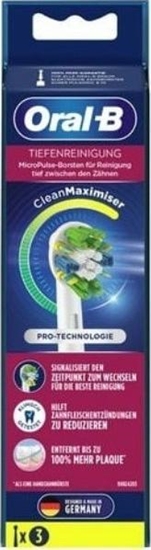 Picture of Oral-B Toothbrush heads 3pcs CleanMaximizer