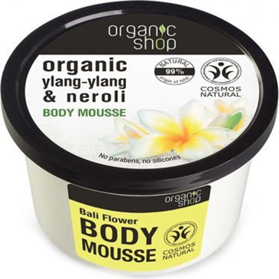 Изображение Organic Shop Bali Flower Body Mousse Mus do ciaa 250ml