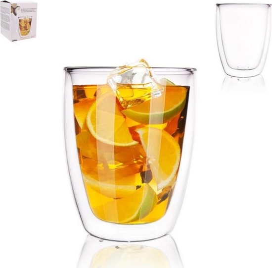 Picture of Orion Szklanka termiczna z podwójn ciank do kawy, latte, herbaty, 0,33 l