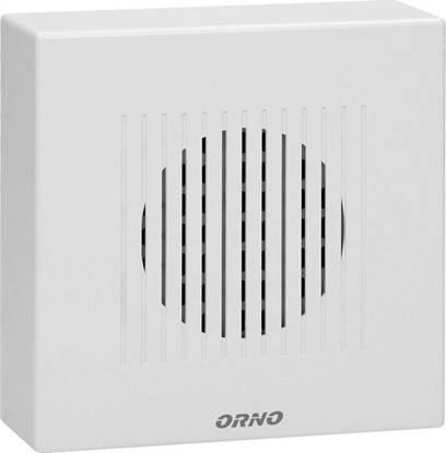 Picture of Orno Dzwonek przewodowy elektroniczny jednotonowy RINGIL MINI AC, 230V, biały
