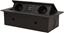 Picture of Orno Gniazdo meblowe wpuszczane w blat z paskim frezowanym rantem i adowark USB, 2x2P+Z, 2xUSB, czarny