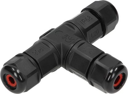 Изображение Orno Konektor kablowy trójnik T IP68, 3x4mm2, 450V/25A OR-AE-13602