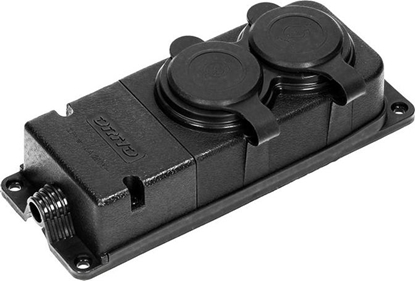 Picture of Orno ROZGANIK BRYZGOSZCZELNY I ODPORNY NA UDERZENIA, 2 GNIAZDA 2P +Z OR-AE-13165(GS)