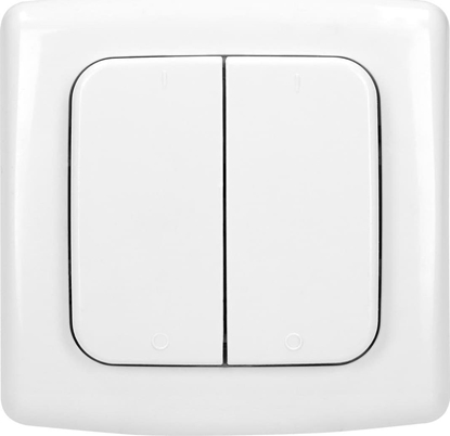 Picture of Orno ORNO SMART HOME WCZNIK PODWÓJNY NATYNKOWY Z NADAJNIKIEM RADIOWYM OR-SH-1751