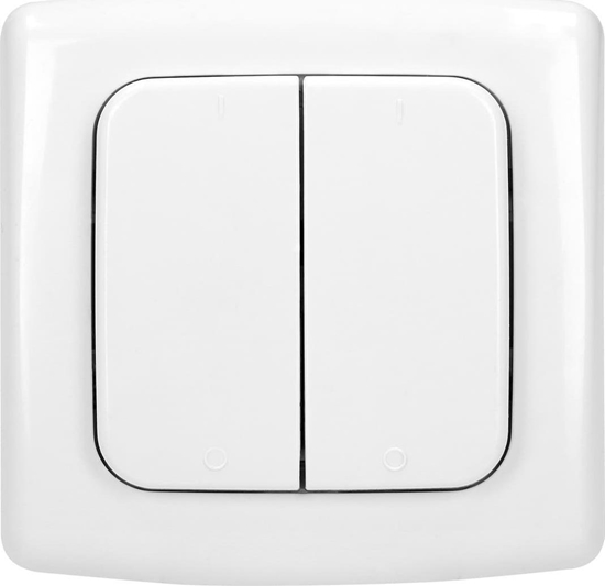 Picture of Orno ORNO SMART HOME WCZNIK PODWÓJNY NATYNKOWY Z NADAJNIKIEM RADIOWYM OR-SH-1751