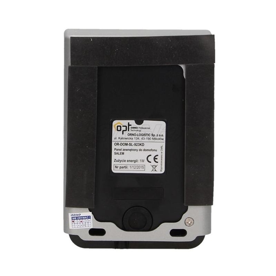 Изображение Orno Zestaw domofonowy 1-rodzinny, 2-yowy SALEM (OR-DOM-SL-923)