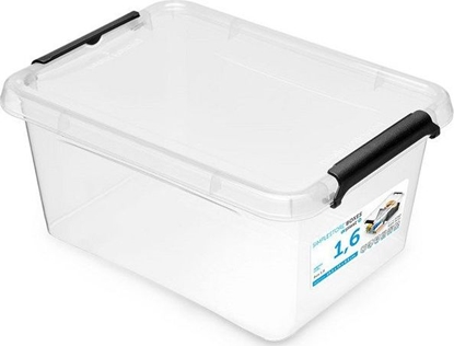 Attēls no ORPLAST Pojemnik Organizer z Pokrywk Przezroczysty 1,6 l SimpleStore Orplast uniwersalny
