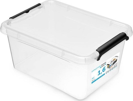 Picture of ORPLAST Pojemnik Organizer z Pokrywk Przezroczysty 1,6 l SimpleStore Orplast uniwersalny
