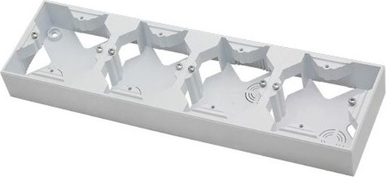 Изображение Ospel ARIA Puszka instalacyjna poczwórna biay PNP-4U/00