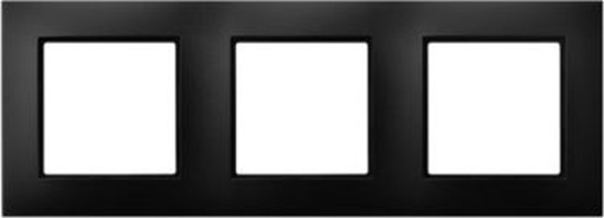 Изображение Ospel Aria Ramka potrójna czarny metalik (R-3U/33)