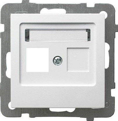 Picture of Ospel AS Obudowa gniazda teleinformatycznego pojedynczego biaa (GPK-1G/p/00)