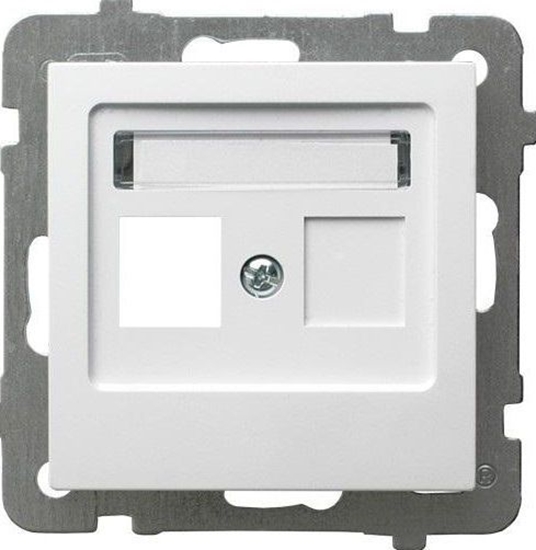 Picture of Ospel AS Obudowa gniazda teleinformatycznego pojedynczego biaa (GPK-1G/p/00)