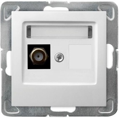 Attēls no Ospel Gniazdo antenowe Impresja pojedyncze typu F tytan (GPA-1YF/m/23)