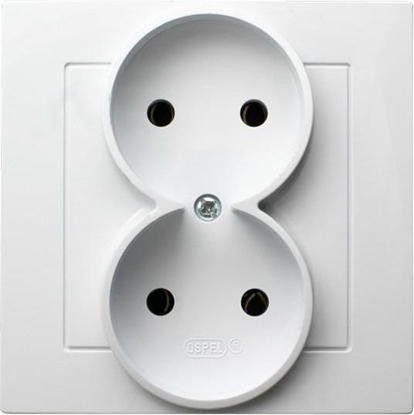 Picture of Ospel Gniazdo AS podwójne biae (GP-2G/00)