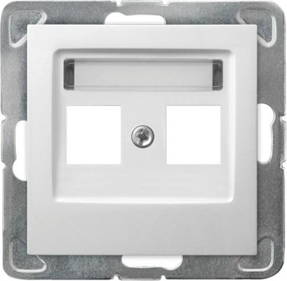 Picture of Ospel IMPRESJA Obudowa gniazda pojedynczego teleinformatycznego Keystone (GPK-2Y/p/00)