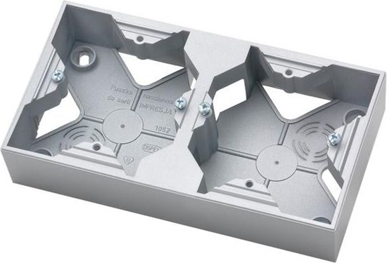 Picture of Ospel Puszka natynkowa Impresja 2-krotna srebrna (PNP-2Y/18)