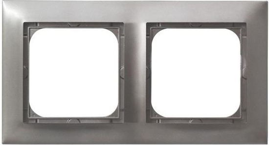 Изображение Ospel Ramka podwójna Impresja tytan (R-2Y/23)