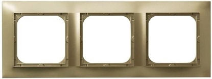 Picture of Ospel Ramka potrójna Impresja zoty metalik (R-3Y/28)