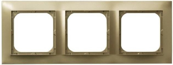 Изображение Ospel Ramka potrójna Impresja zoty metalik (R-3Y/28)