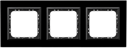 Изображение Ospel Ramka potrójna Sonata szko czarny (R-3RGC/32/25)