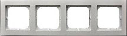 Изображение Ospel Ramka Sonata 4-krotna srebrna (R-4R/38)