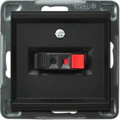 Attēls no Ospel SONATA Gniazdo gonikowe pojedyncze czarny metalik (GG-1R/m/33)