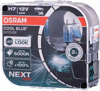 Изображение Osram Żarówki H7 OSRAM Cool Blue Intense Next Gen 12V 55W (5000K)