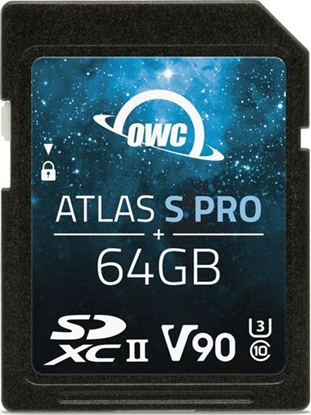 Attēls no Karta OWC Atlas S Pro SDXC 64 GB Class 10 UHS-II/U3 V90 (OWCSDV90P0064)