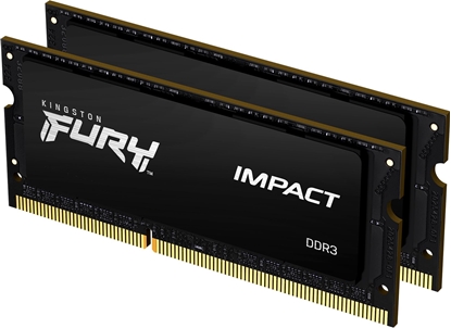 Picture of Pamięć do laptopa Kingston Fury Impact, SODIMM, DDR3L, 16 GB, 1866 MHz, CL11 (KF318LS11IBK2/16)