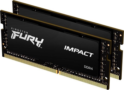 Изображение Pamięć do laptopa Kingston Fury Impact, SODIMM, DDR4, 64 GB, 2666 MHz, CL16 (KF426S16IBK2/64)