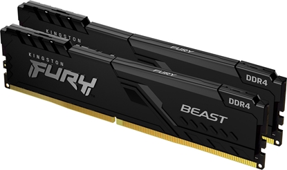 Изображение Pamięć Kingston Fury Beast, DDR4, 64 GB, 3600MHz, CL18 (KF436C18BBK2/64)