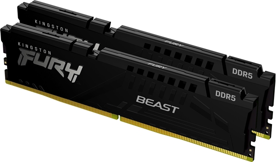 Изображение Pamięć Kingston Fury Beast, DDR5, 16 GB, 5600MHz, CL40 (KF556C40BBK2-16)