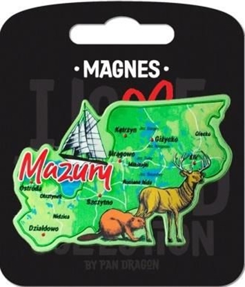 Attēls no Pan Dragon Magnes I love Poland Mazury ILP-MAG-A-MAZ-10