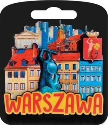 Изображение Pan Dragon Magnes I love Poland Warszawa ILP-MAG-C-WAR-13