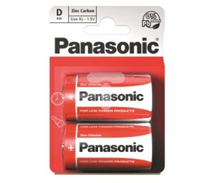 Изображение Panasonic Bateria D / R20 2 szt.